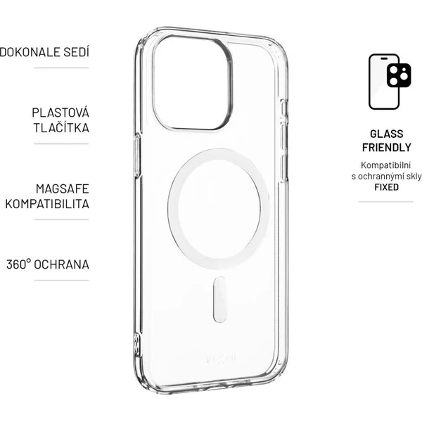 FIXED MagPure kryt s Magsafe Apple iPhone 15 Pro čirý - Pouzdra - Obrázek 665003da478c4cf896833eb42acad364