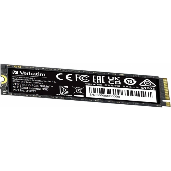 VERBATIM SSD Vi5000 Internal PCIe NVMe M.2 SSD 2TB - SSD disky - Obrázek 6663000O01