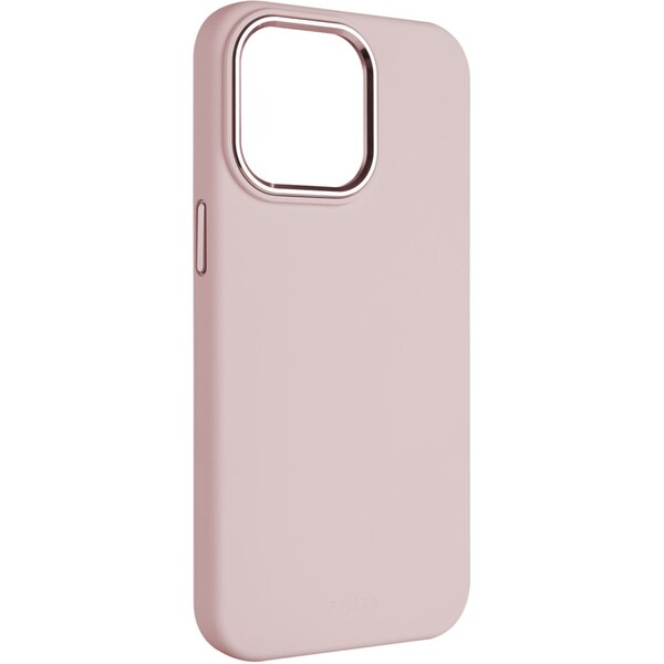 FIXED MagFlow silikonový kryt s MagSafe Apple iPhone 16 Pro růžový