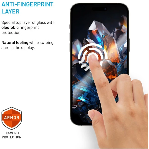FIXED Armor 2,5D sklo s Anti-dust a AR vrstvou Apple iPhone 13/13 Pro/14/16e/17e - Ochranné folie a skla - Obrázek 667c3a50f8c74e739bd56a9260b95dee