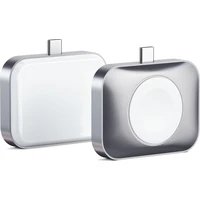 Satechi USB-C 2v1 bezdrátová nabíjecí stanice pro Apple Watch a Airpods stříbrná - Nabíječky