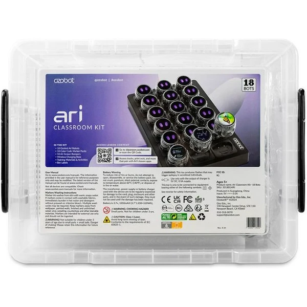 Ozobot Ari školní sada, 18 ks - Roboti - Obrázek 66RF000P01