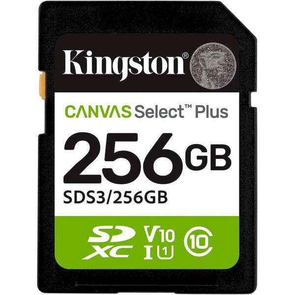 Kingston SD 256GB Canvas Select Plus SDS3/256GB