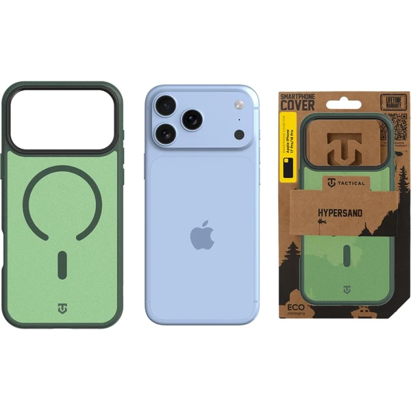 Tactical MagForce Hypersand MagSafe kryt Apple iPhone 17 Pro/18 Pro Forest Green - Pouzdra - Obrázek 66d716701a404936a552cd613bde7f24