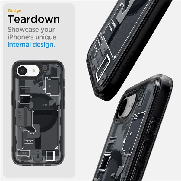 Spigen Ultra Hybrid MagSafe kryt iPhone 17e/16e zero one black - Pouzdra - Obrázek 66d827224bbd4a53a543c8c10ee6332d