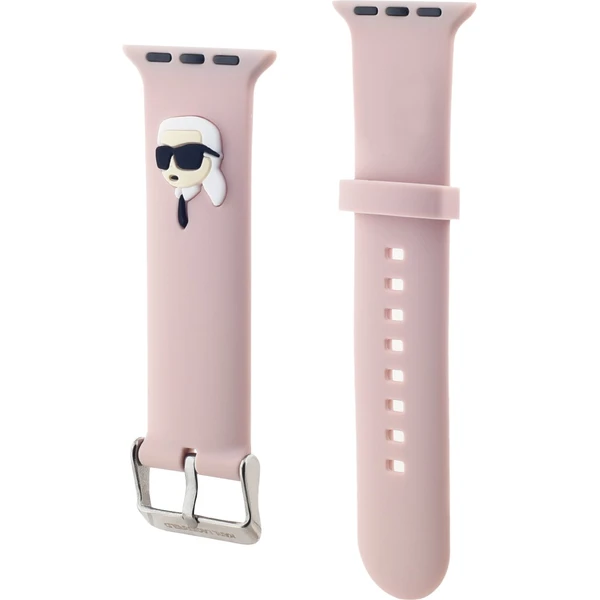 Karl Lagerfeld Karl Head NFT řemínek pro Apple Watch 42/44/45/46/49 růžový - Řemínky - Obrázek 66edc31dbb094aa1b2ac59a52f5fb20c