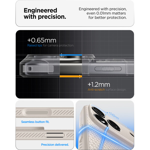 Spigen Liquid Air kryt iPhone 18 Pro Max/17 Pro Max natural titanium - Pouzdra - Obrázek 66efe8e5f169425fb0f63c4d3b6f7cc4