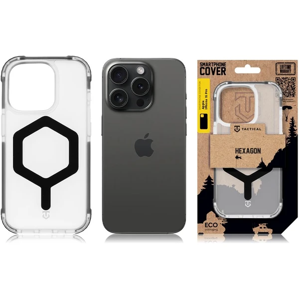 Tactical MagForce Hexagon kryt Apple iPhone 15 Pro černý - Pouzdra - Obrázek 6745fa5e7ecc4319b71d3236ee7fb1e9