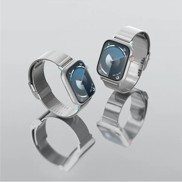 Spigen Sleek Link řemínek Apple Watch 49/46/45/44/42mm stříbrný - Řemínky - Obrázek 674f0055ddd548c0b6609cd489025be3