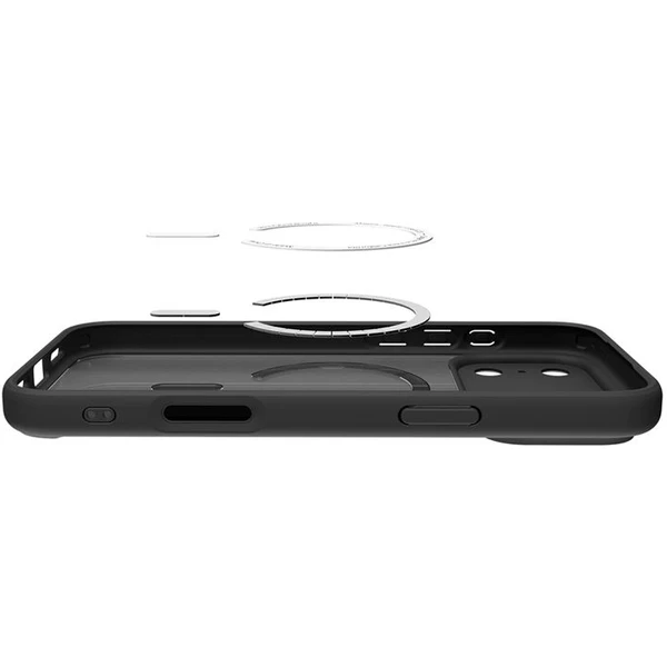 Spigen Ultra Hybrid MagSafe kryt iPhone 17 Pro frost black orange - Pouzdra - Obrázek 6773eacc714a436d86985d6a862d9692