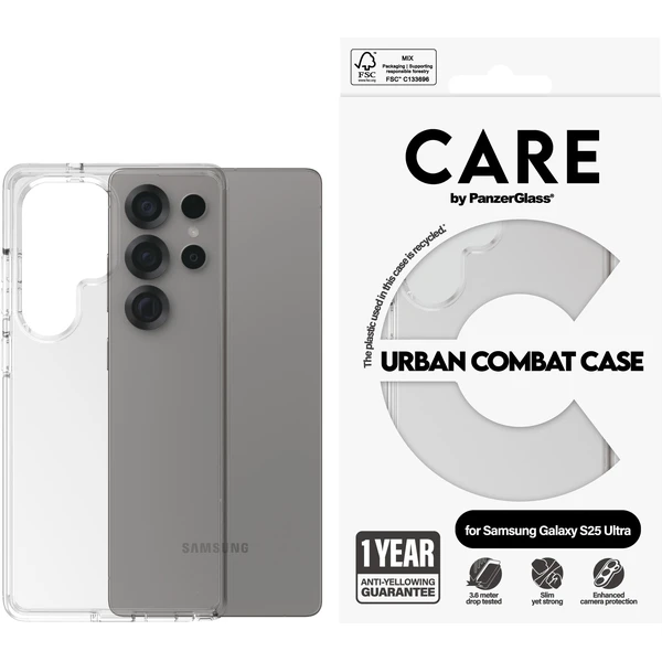 PanzerGlass® CARE kryt Samsung Galaxy S25 Ultra Urban Combat čirý - Pouzdra - Obrázek 67FC000J01