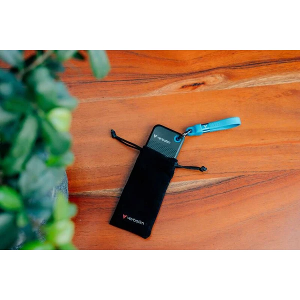 Verbatim Pocket SSD 1TB USB-C černá/modrá - SSD disky - Obrázek 67JD000P01