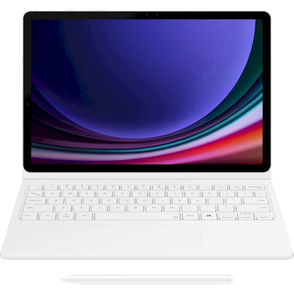 Samsung Book Cover Keyboard pouzdro s klávesnicí Galaxy Tab S9/S9 FE/S10 FE bílé - Pouzdra s klávesnicí - Obrázek 67N9000N01