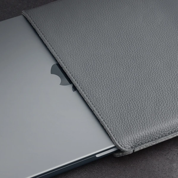 Woolnut kožené Sleeve pouzdro pro 16" MacBook Pro šedé - Pouzdra - Obrázek 67SR100501