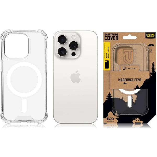 Tactical MagForce Plyo kryt Apple iPhone 15 Pro čirý - Pouzdra - Obrázek 67T5000701