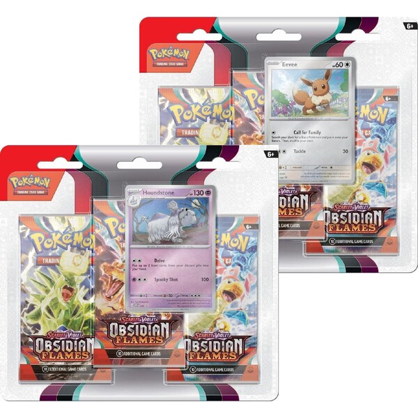 Pokémon TCG Obsidian Flames 3 Pack Blister booster