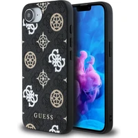 Guess PU 4G Peony MagSafe kryt iPhone 17e/16e černý - Pouzdra