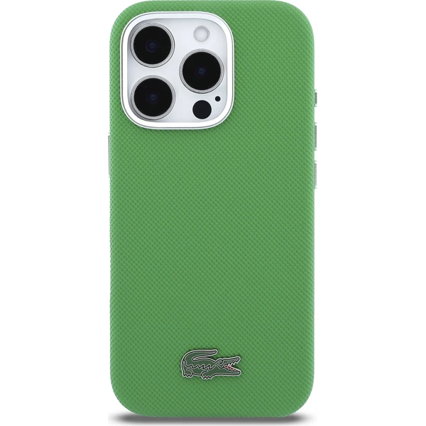 Lacoste PVC Iconic Petit Pique Metal Logo MagSafe kryt iPhone 16 Pro Max zelený - Pouzdra - Obrázek 6801c594a36840739e499828fa566833