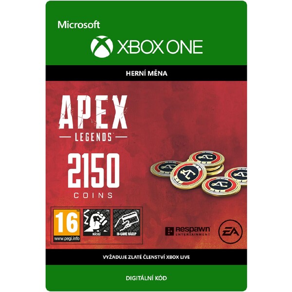 Microsoft APEX Legends - 2150 coins (Xbox One)