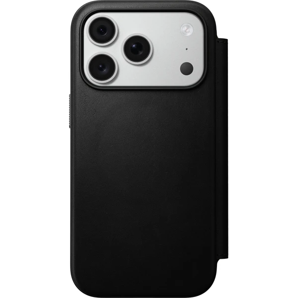 Nomad Modern Leather Folio MagSafe kožené pouzdro iPhone 17 Pro/18 Pro Black - Pouzdra - Obrázek 681eb2a16be046559409f756e51ab67f