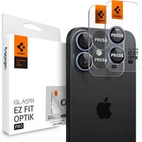 Spigen Glass tR EZ Fit Optik Pro skla iPhone 17 blue (2 ks) - Ochranné folie a skla
