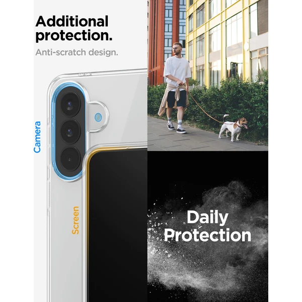 Spigen Liquid Crystal kryt Samsung Galaxy A57 5G crystal clear - Pouzdra - Obrázek 6821fcf88c674d30af3e5056317afbfa