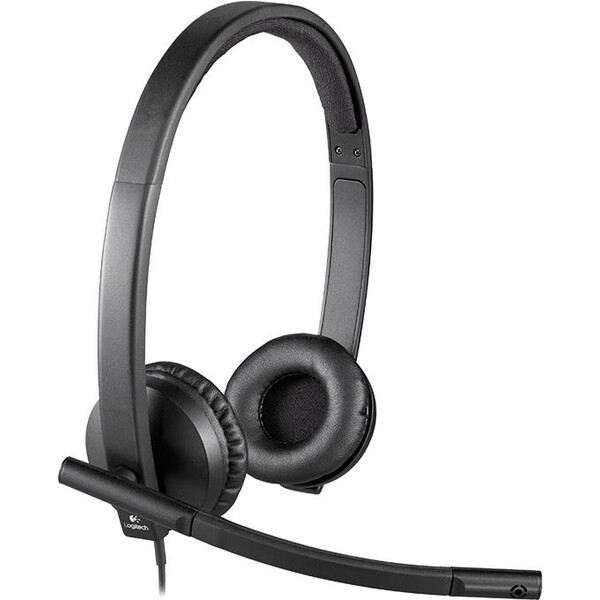 Logitech USB Headset H570e Stereo Černá