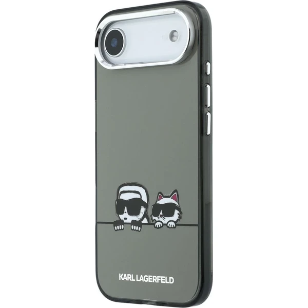 Karl Lagerfeld IML K&CH Heads Logo MagSafe kryt iPhone Air černý - Pouzdra - Obrázek 685b806592d34957a50c64f9c0456a5b