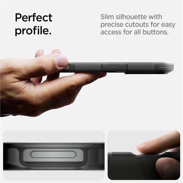 Spigen Tough Armor MagSafe kryt iPhone 16 Pro Max frost black - Pouzdra - Obrázek 68949765b8ea4c9d815723908aacdcca