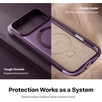 Torras Ostand Q3 Rugg MagSafe kryt iPhone 18 Pro Max fialový - Pouzdra