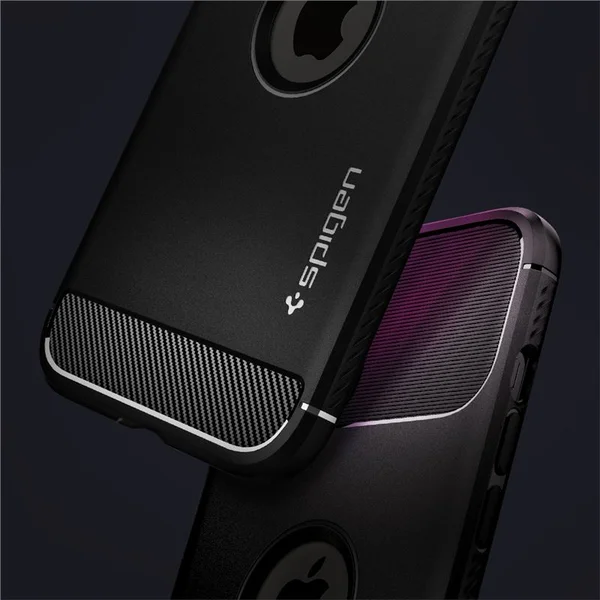 Spigen Rugged Armor kryt iPhone 12 / 12 Pro černý - Pouzdra - Obrázek 68B3200401