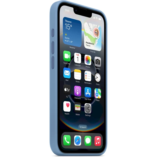 Apple silikonový kryt na iPhone 16e ledově modrá - Pouzdra - Obrázek 68FC000P01
