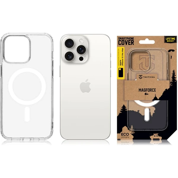 Tactical MagForce kryt Apple iPhone 15 Pro Max čirý - Pouzdra - Obrázek 68T5000701