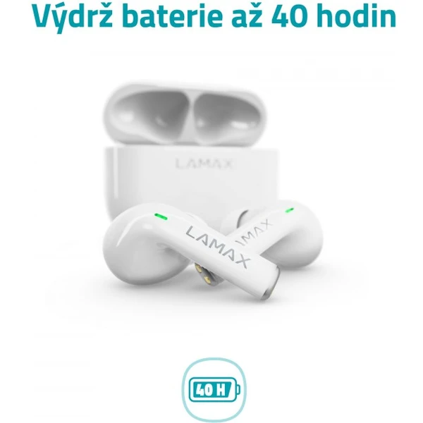 LAMAX Clips1 bezdrátová sluchátka bílá - Sluchátka - Obrázek 68UK100501