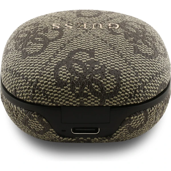 Guess PU 4G Script Logo ENC TWS Bezdrátová sluchátka hnědá - Sluchátka - Obrázek 68b5a9bd19fd4bb5b8b8c0db7ac3c793