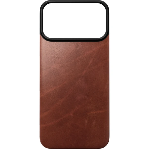 Nomad Magnetic Leather Back (Horween) MagSafe kožený kryt iPhone 18 Pro Max Olde Dublin - Pouzdra - Obrázek 68be9f022d9347899c4f9e76cb2fe956
