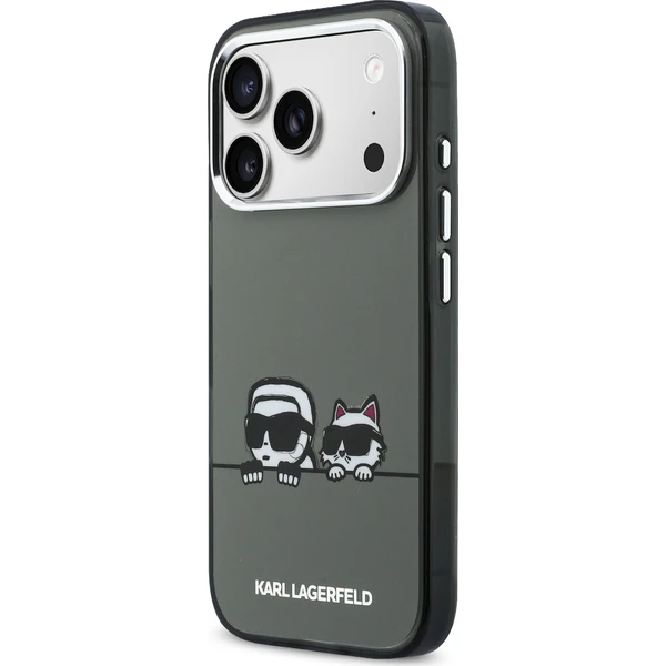 Karl Lagerfeld IML K&CH Heads Logo MagSafe kryt iPhone 17 Pro černý - Pouzdra - Obrázek 68c14341131f460f9d0423890eba1f75