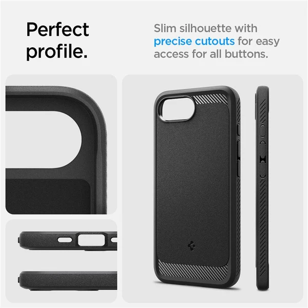Spigen Rugged Armor MagSafe kryt iPhone 17e/16e matně černý - Pouzdra - Obrázek 68c26eef74b54204be3bfa889c6c4626
