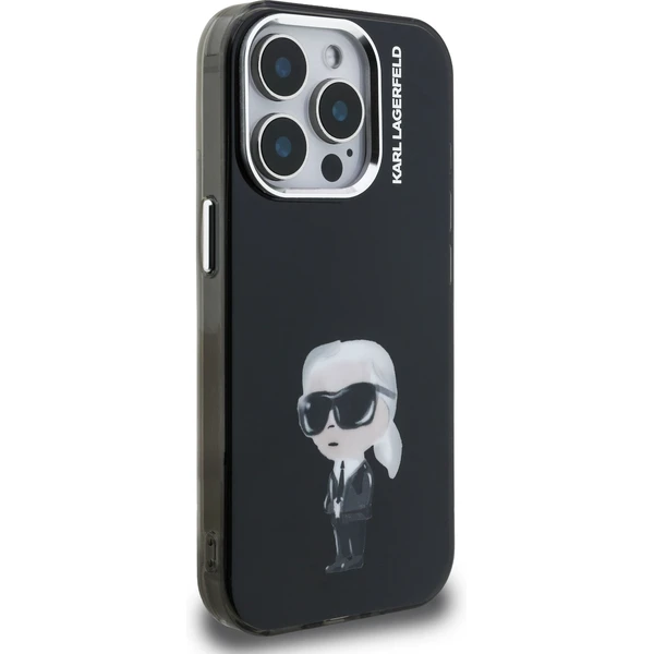 Karl Lagerfeld IML Aquarelle Karl kryt iPhone 15 Pro Max černý - Pouzdra - Obrázek 68da09927ea64b0db4c7a4d46fbb91f6