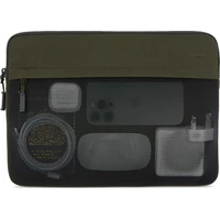 Pipetto Expand Sleeve pouzdro MacBook Pro 14"/MacBook Air 13.6" tmavě zelené - Pouzdra
