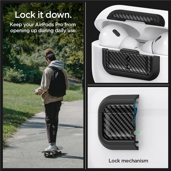 Spigen Lock Fit M pouzdro AirPods Pro (2nd/1st Gen) karbon - Pouzdra - Obrázek 68fbb7a6cbfb4e1688451f0342ff3995