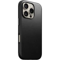 Nomad Modern Leather Case MagSafe kryt iPhone 16 Pro černý - Pouzdra