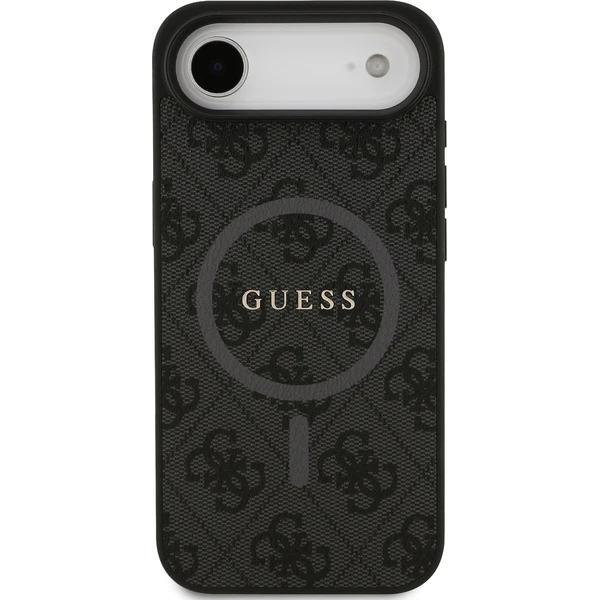 Guess PU Leather 4G Colored Ring MagSafe Zadní Kryt pro iPhone Air černý - Pouzdra - Obrázek 6932065095f341f0a06dfdb5274c0939