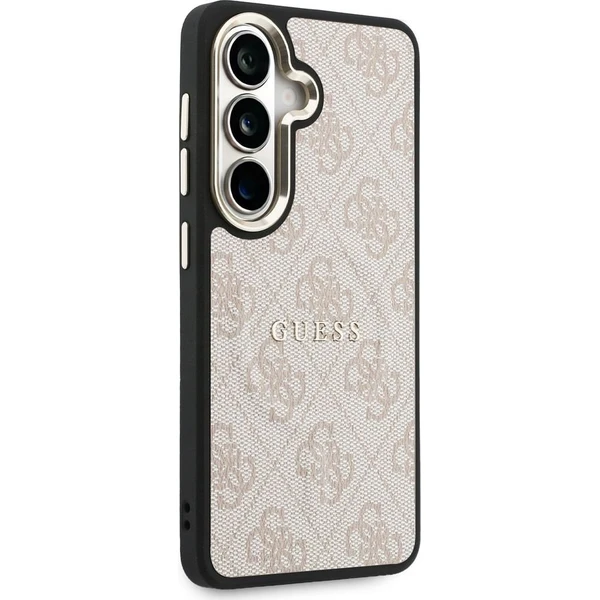 Guess PU Leather 4G Gold Frame Magnetic kryt Samsung Galaxy S26 růžový - Pouzdra - Obrázek 693dc0f48f3f47e5bd0c75647cd31ba5