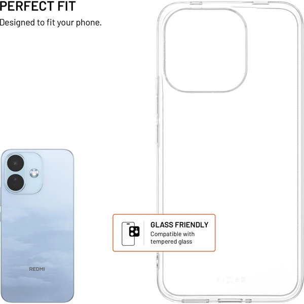 FIXED Story AntiUV TPU kryt Xiaomi Redmi Note 17 Pro 5G čirý - Pouzdra - Obrázek 69430a3a74404756be3ee5224e42dc3e