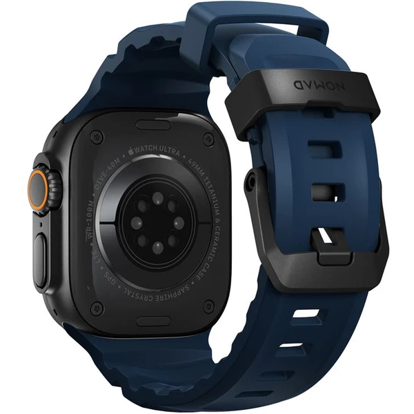 Nomad Rocky Point Band řemínek Apple Watch 49/45/44/42mm černý/modrý - Řemínky - Obrázek 694abd40498a46868e440f6d1c8ded75