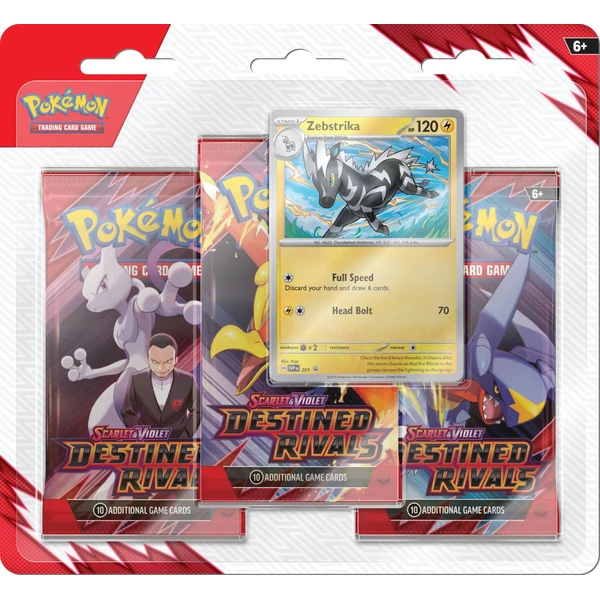 Pokémon TCG: SV10 Destined Rivals - 3 Blister Booster - Pokémon karty - Hlavní obrázek