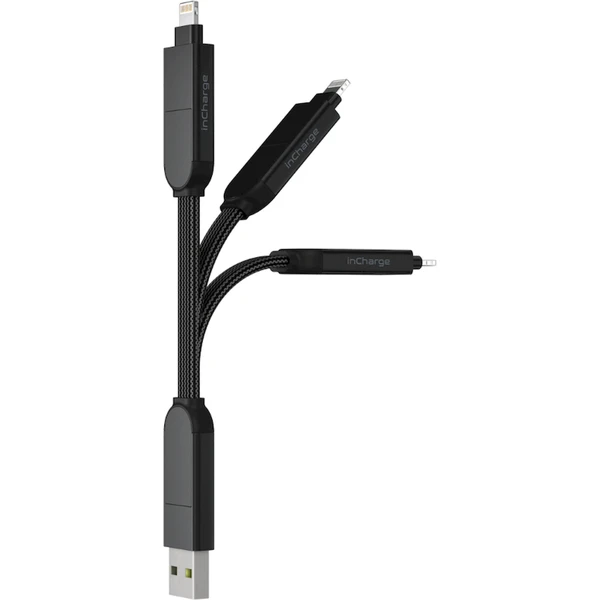 Rolling Square inCharge X 6v1 napájecí kabel 100W 0,14m černý - Kabely a redukce - Obrázek 698K000K01