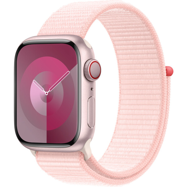 Apple Watch 41/40/38mm světle růžový provlékací sportovní řemínek Světle růžová