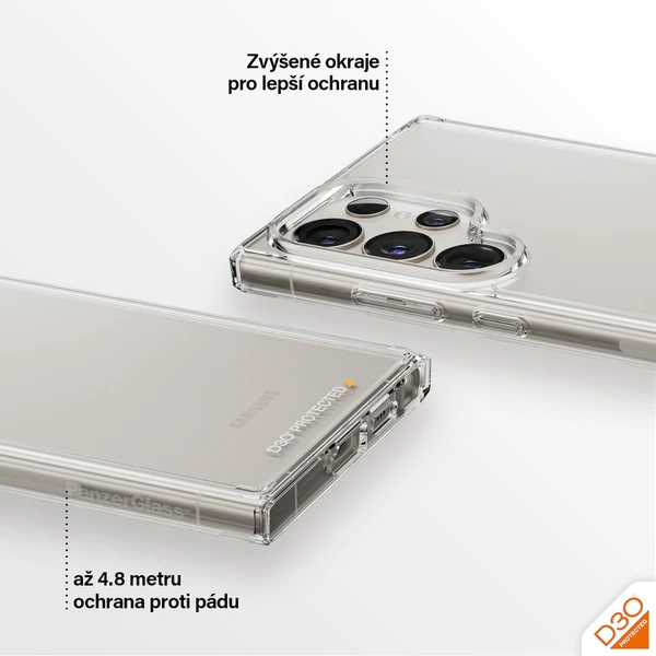 PanzerGlass HardCase D3O Samsung Galaxy S24 Ultra - Pouzdra - Obrázek 69D1000O01